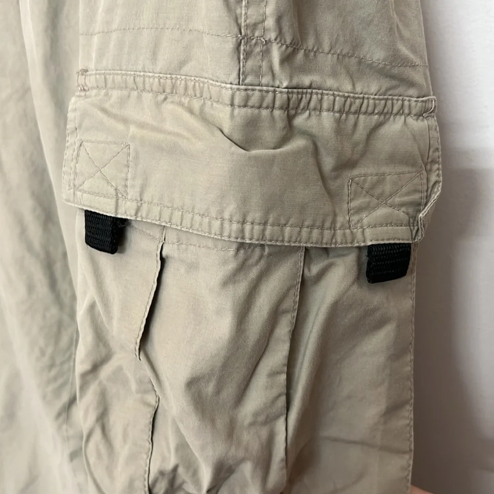 🌞 Outer Rim beige track suit jogger roomy cargo pants tan men size M